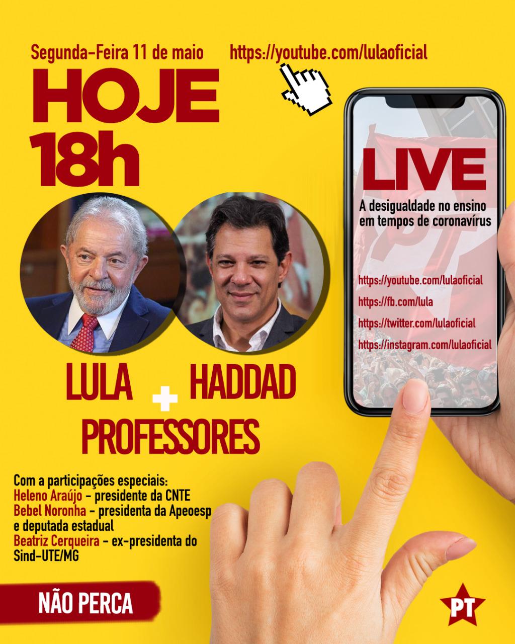 AO VIVO: acompanhe agora Lula no Uol Entrevista